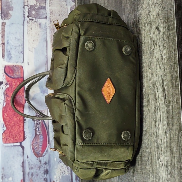 M Z Wallace Nylon/Leather "Zip" Satchel Bag - Picture 9 of 14